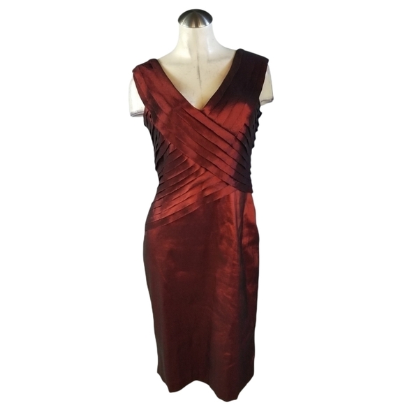 Special Occasions Moni Cheri Size 14 Red Cocktail Dress - Picture 1 of 6